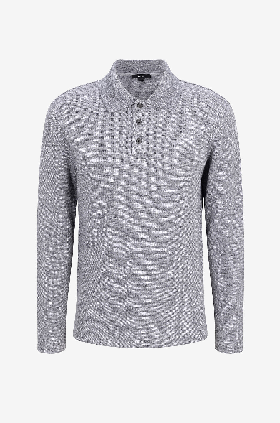 Pima cotton long-sleeved polo shirt