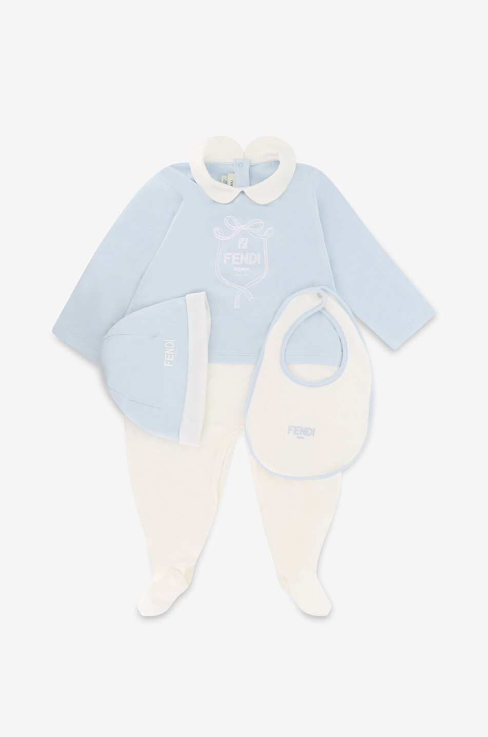 Coffret bébé 3 pièces Fendi Crest