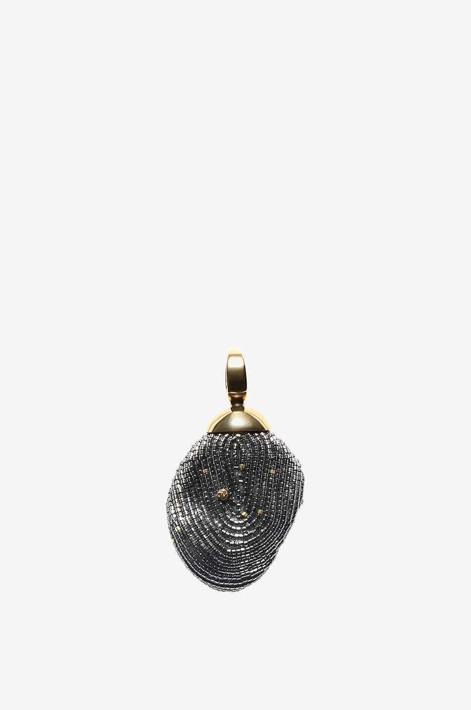 SUSANA VEGA Pendentif en perles de verre Cor Femme GRIS FONCÉ 1