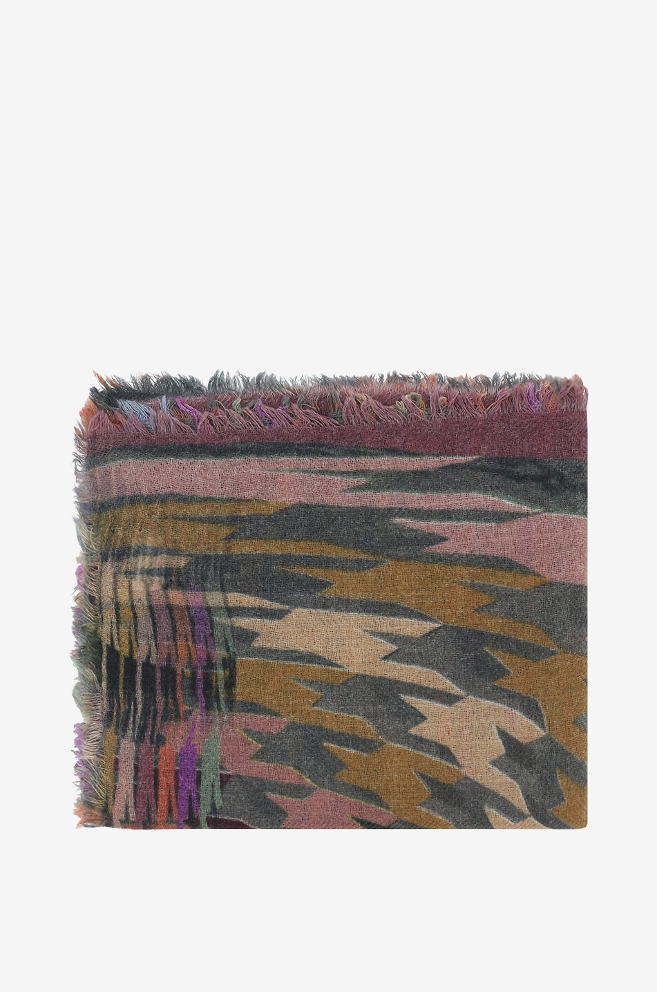 Carré en laine et cachemire Indigo Girl