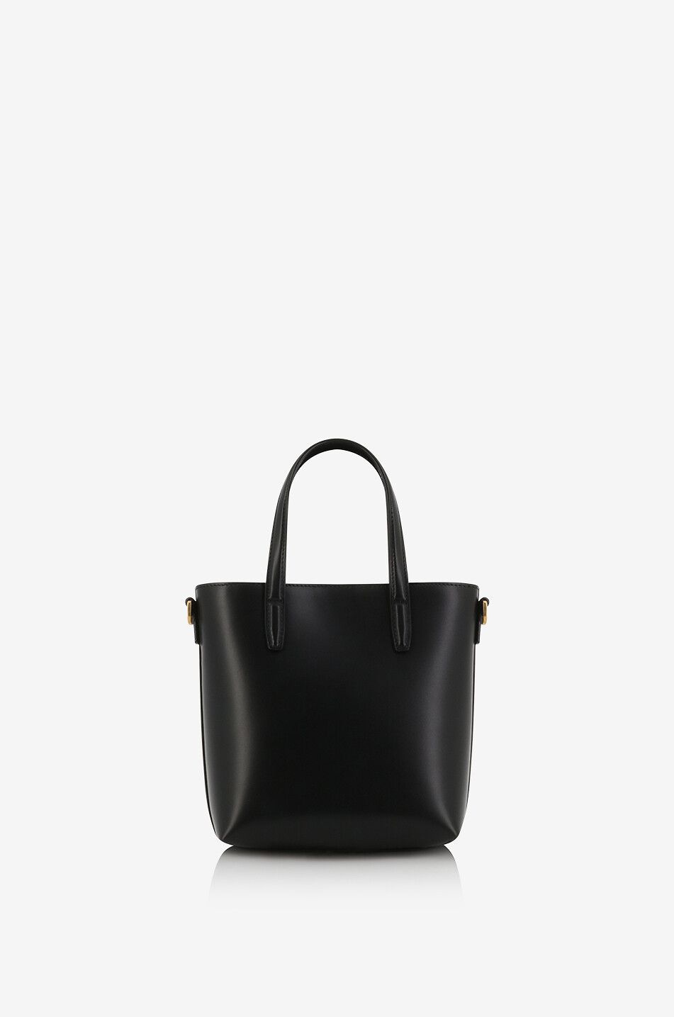 Mini Toy Shopping Saint Laurent box leather mini tote bag - SAINT LAURENT  PARIS - Bongénie