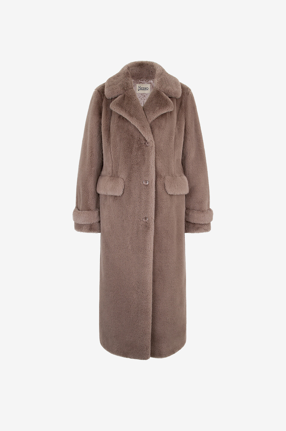 HERNO Langer Mantel Damen [akeneo-beigefonce] 1