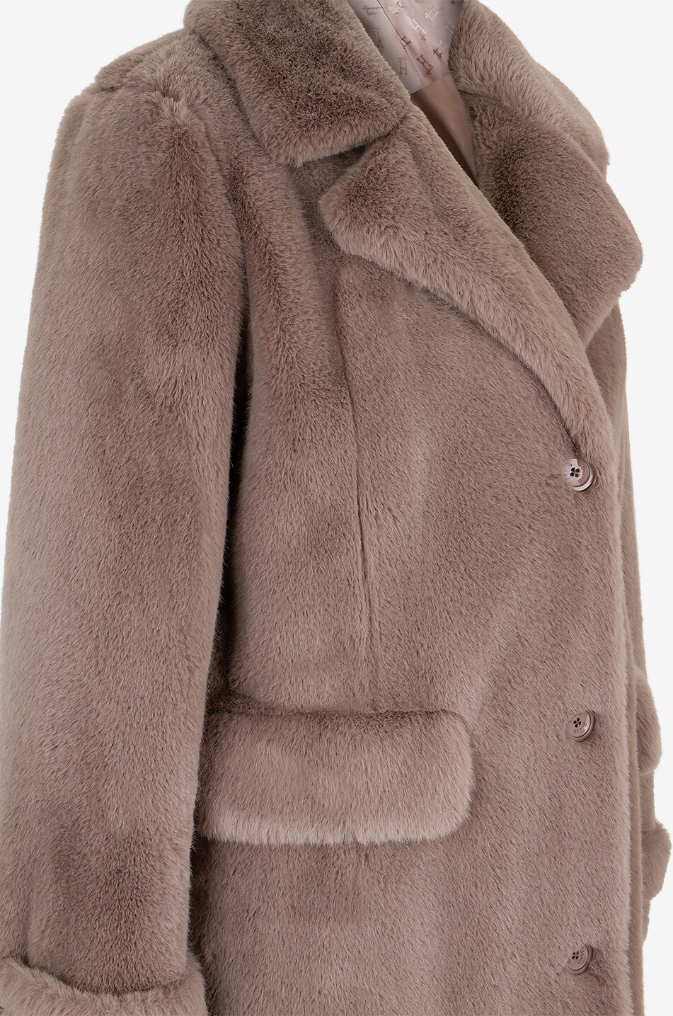 HERNO Langer Mantel Damen [akeneo-beigefonce] 3