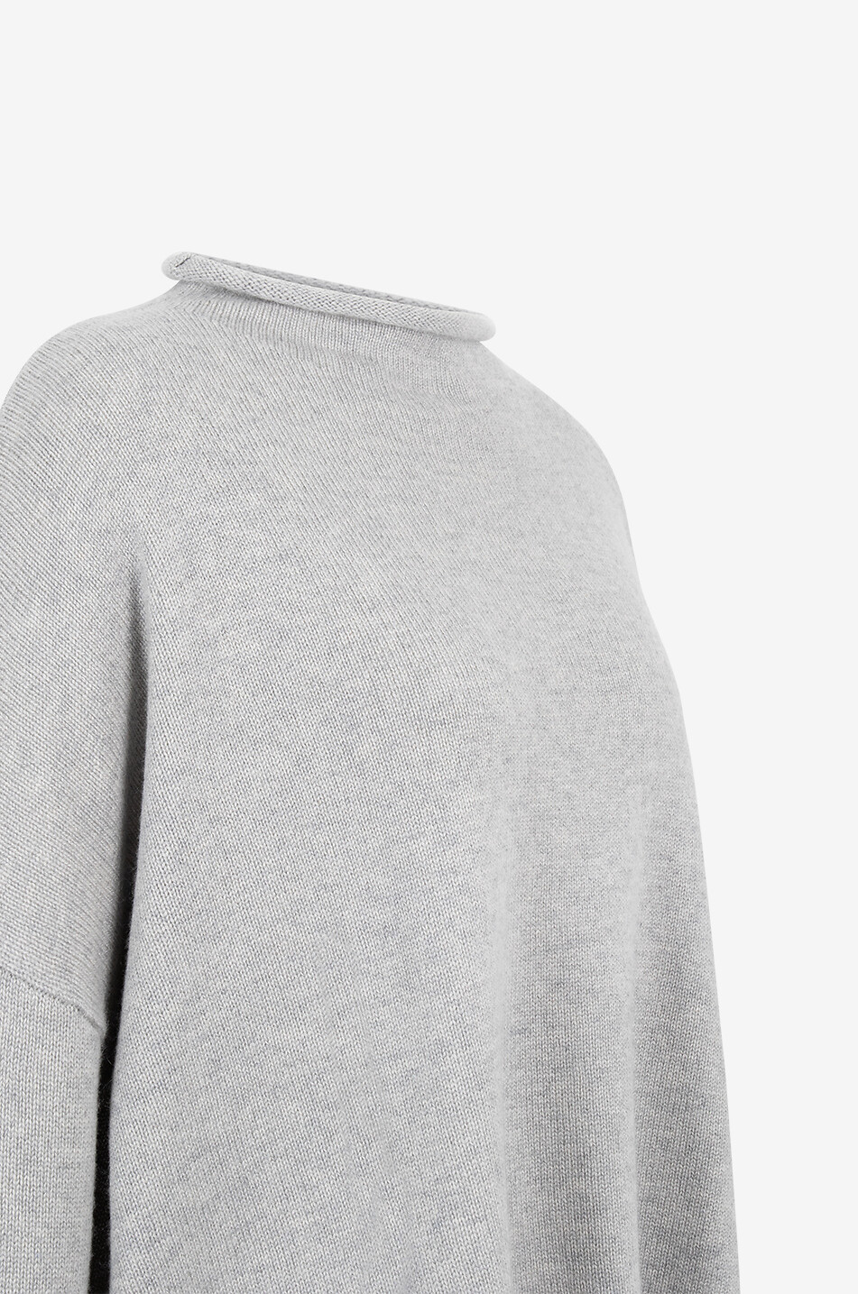 LISA YANG Pull col bateau en cachemire Sandy Femme GRIS CLAIR 3