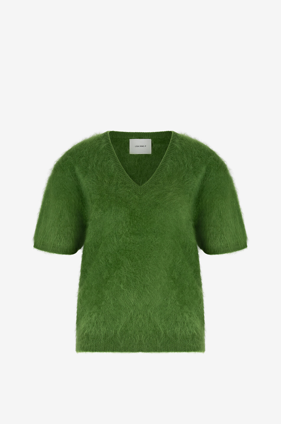 LISA YANG Lovisa cashmere V-neck jumper Women GREEN 1