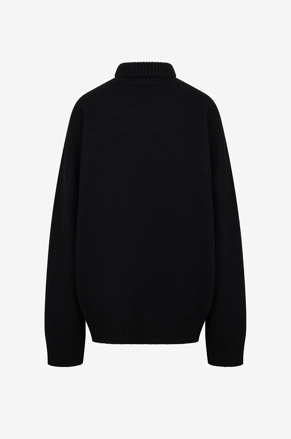 AMI Pullover mit Stehkragen aus Schurwolle Ami de Coeur Herren SCHWARZ 3