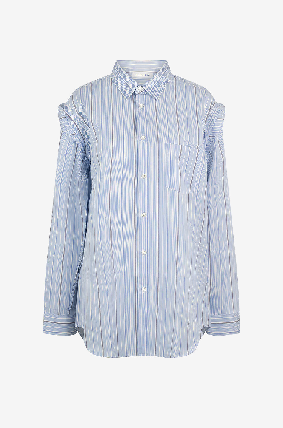 COMME DES GARCONS SHIRT Cotton long-sleeved shirt Men LIGHT BLUE 1