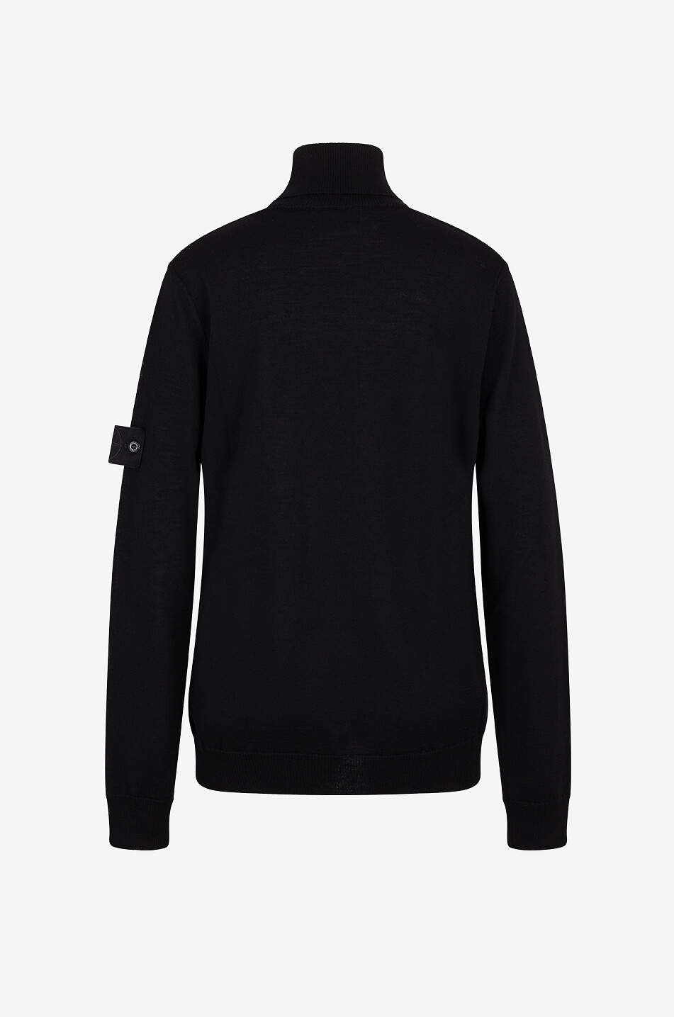 STONE ISLAND 565FC Ghost fine-gauge wool turtleneck jumper Men BLACK 3