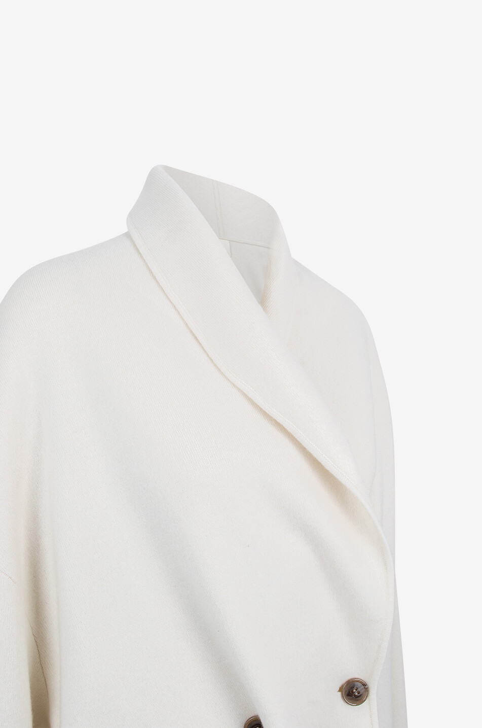 LISA YANG Manteau en cachemire Linda Femme BLANC CASSE 4