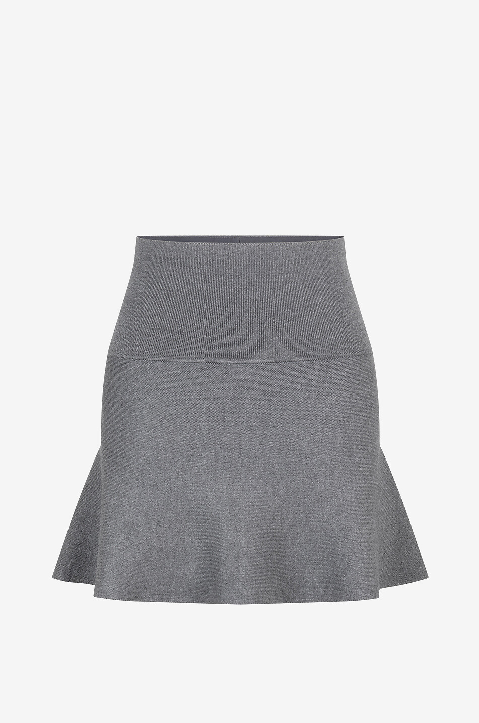 THE FRANKIE SHOP Agathe sleeveless knit top with peplum Women DARK GREY 1