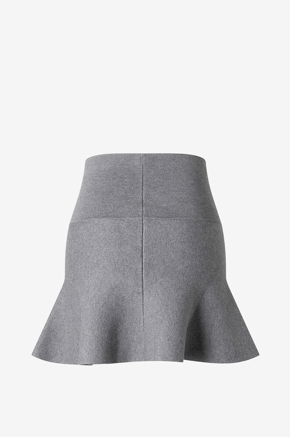 THE FRANKIE SHOP Agathe sleeveless knit top with peplum Women DARK GREY 2