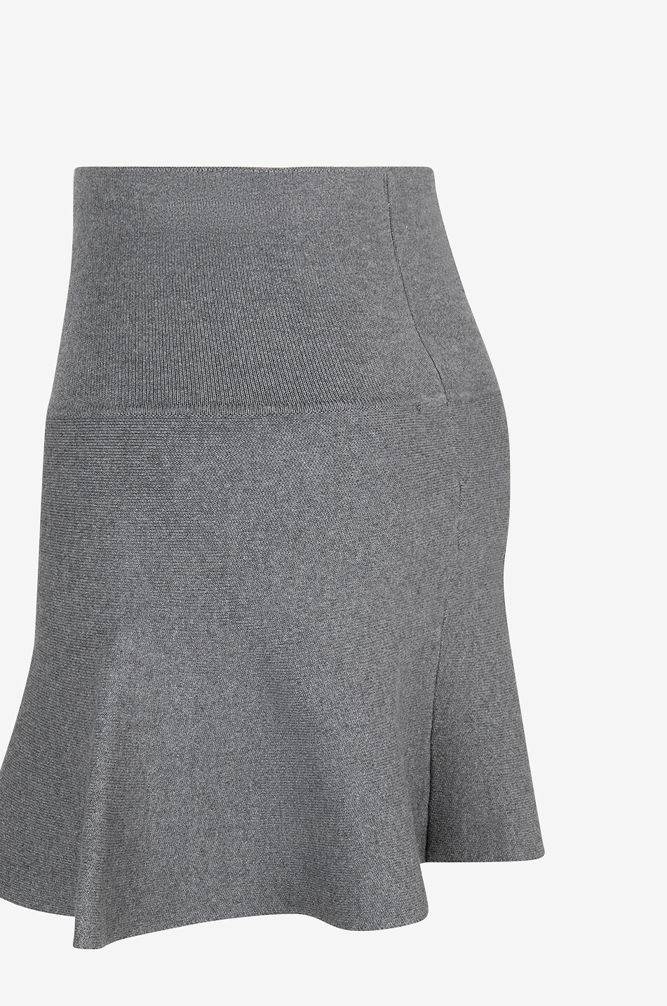 THE FRANKIE SHOP Agathe sleeveless knit top with peplum Women DARK GREY 3