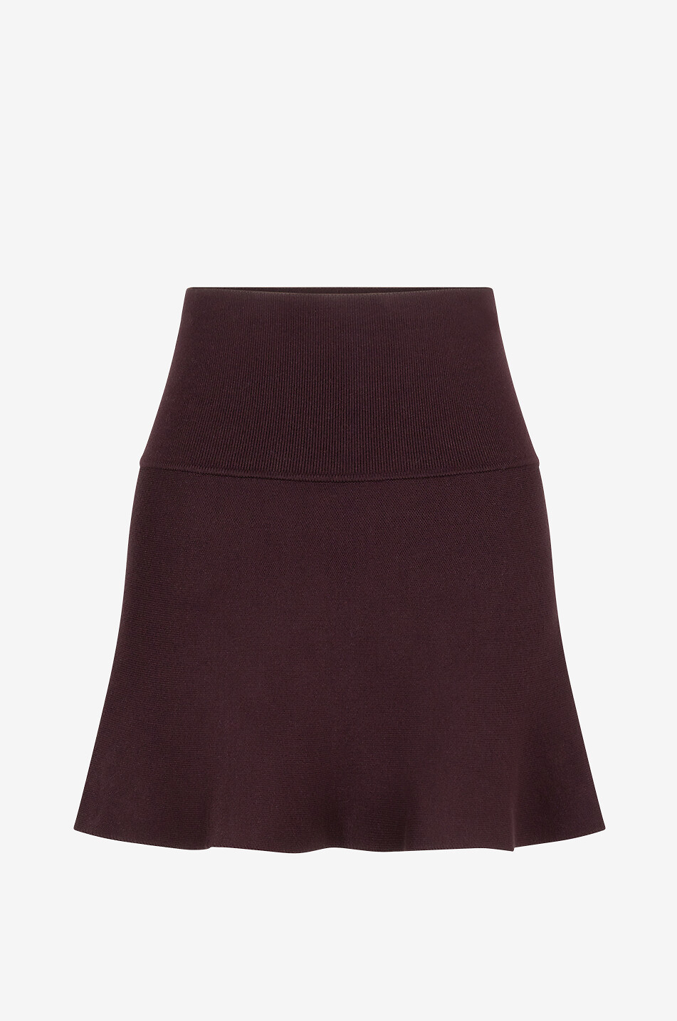 THE FRANKIE SHOP Top sans manches en maille à basque Agathe Femme VIOLET FONCÉ 1