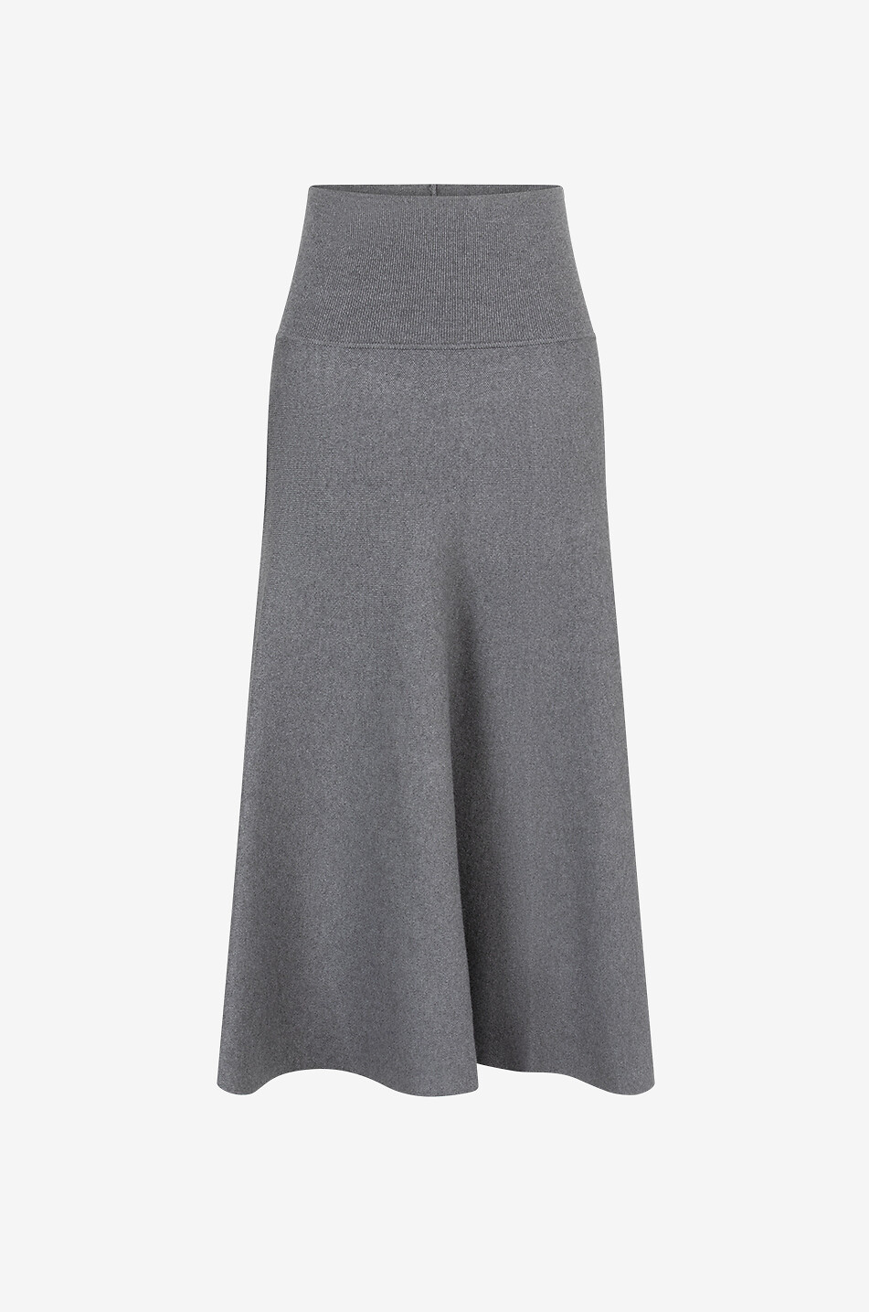 Jupe midi évasée en maille Gabrielle