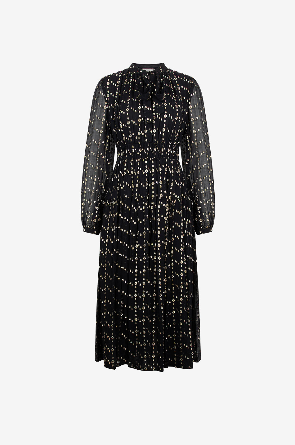 Mona silk long dress