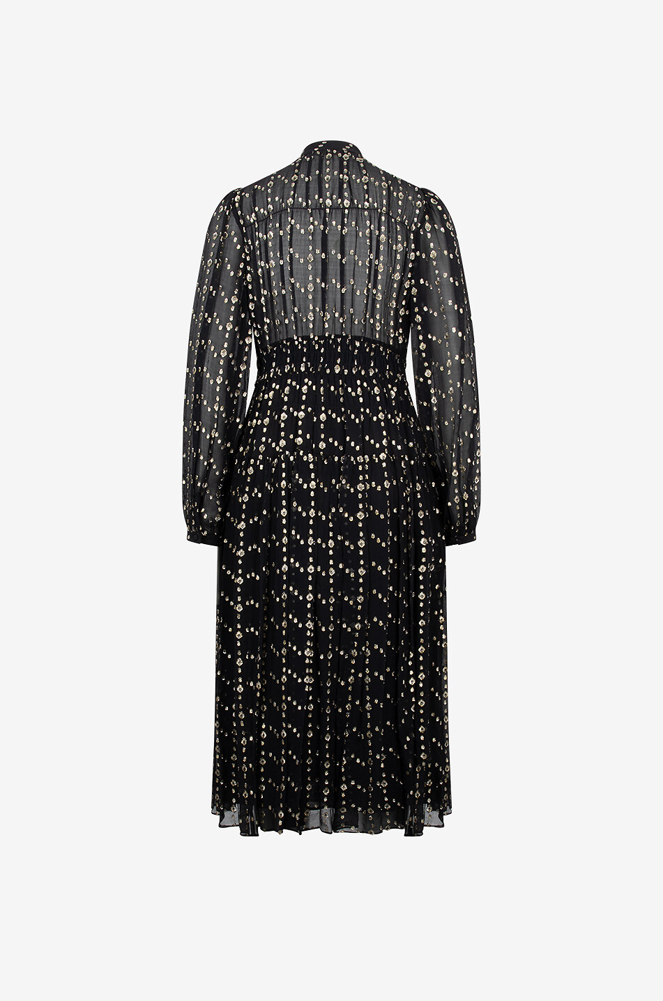 Robe longue en soie Mona