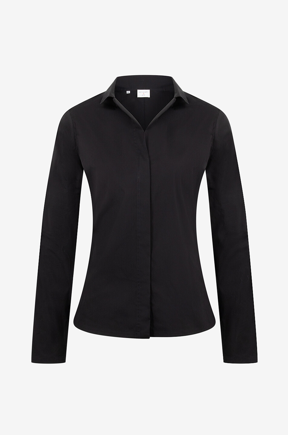 ARTIGIANO Langärmeliges Hemd aus Baumwolle Catharina Damen SCHWARZ 1