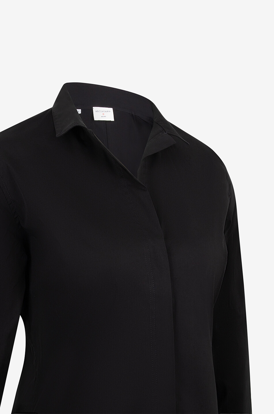 ARTIGIANO Langärmeliges Hemd aus Baumwolle Catharina Damen SCHWARZ 3