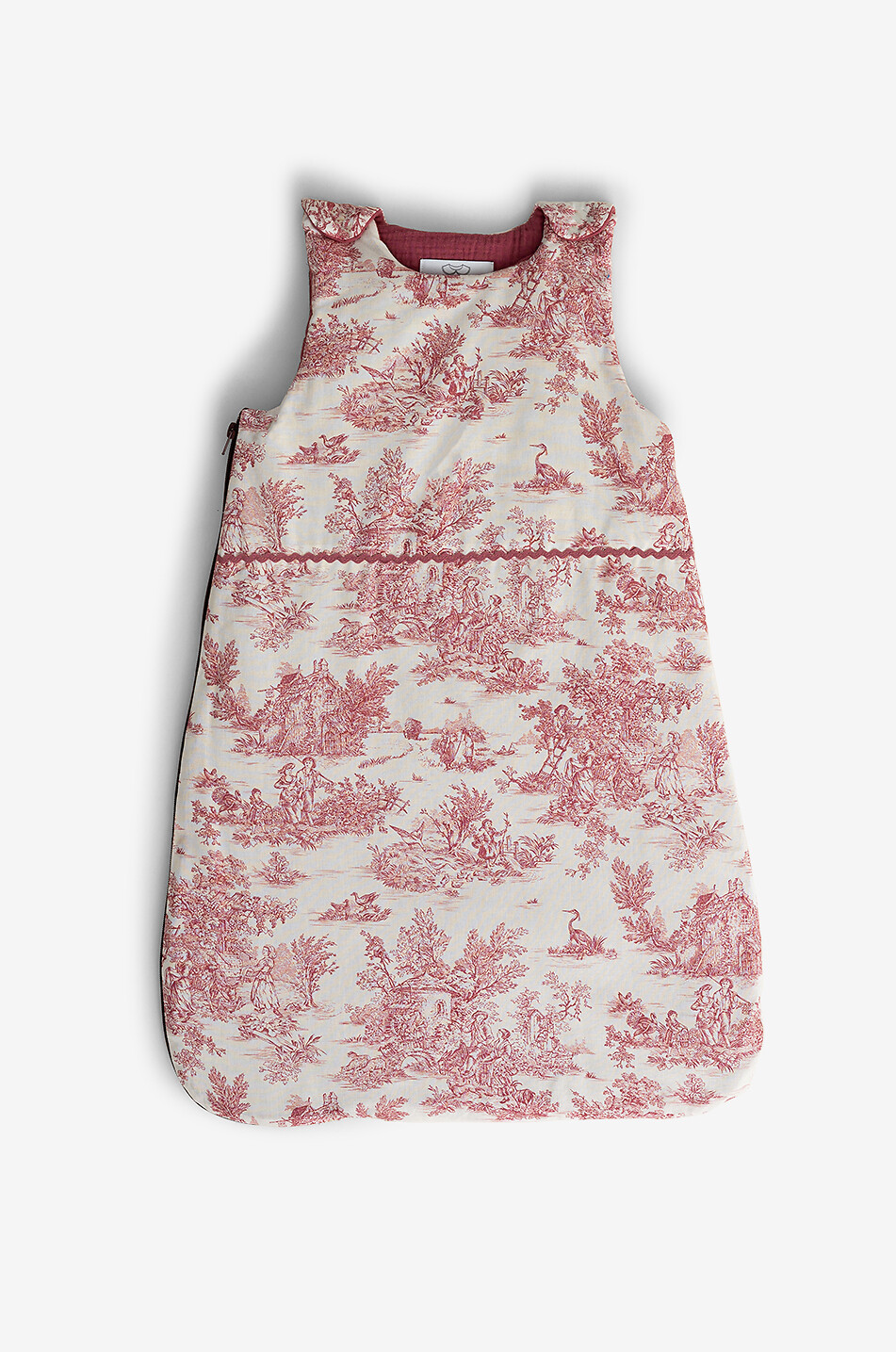 Céleste baby sleeping bag in Toile de Jouy