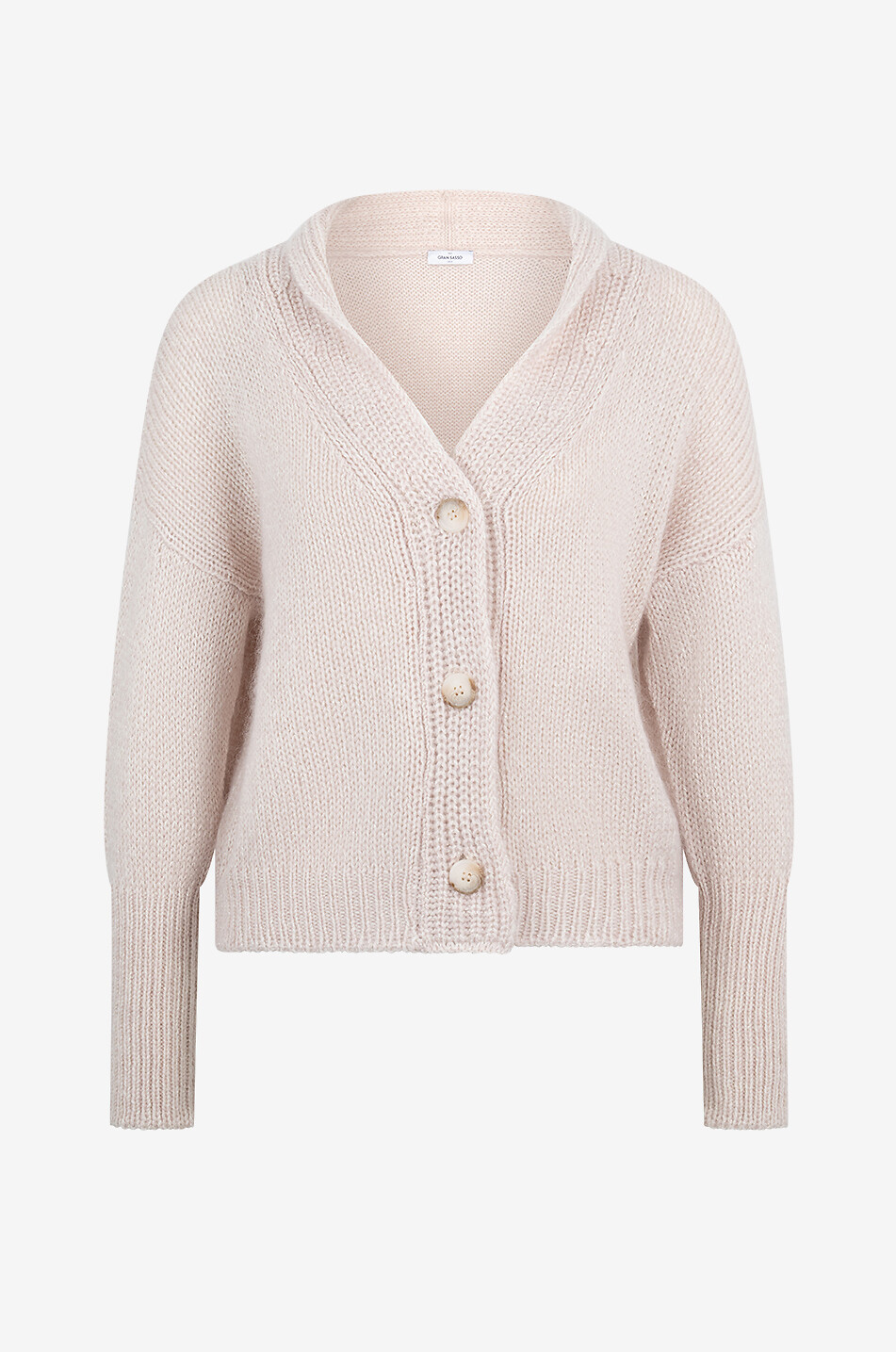 Cardigan en laine mohair et soie