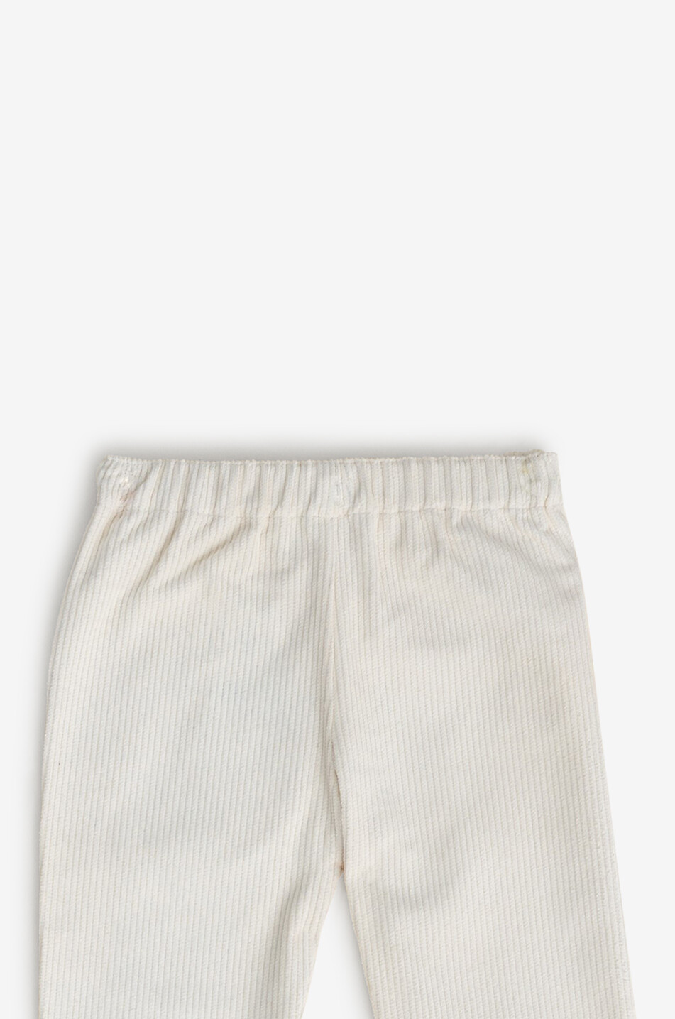 LES SONGES DE CELESTE Pantalon droit en velours côtelé Pilgrim Bébé BLANC 2
