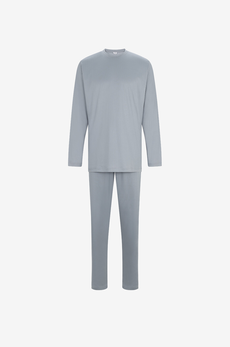 Sea Island cotton jersey long pyjama set