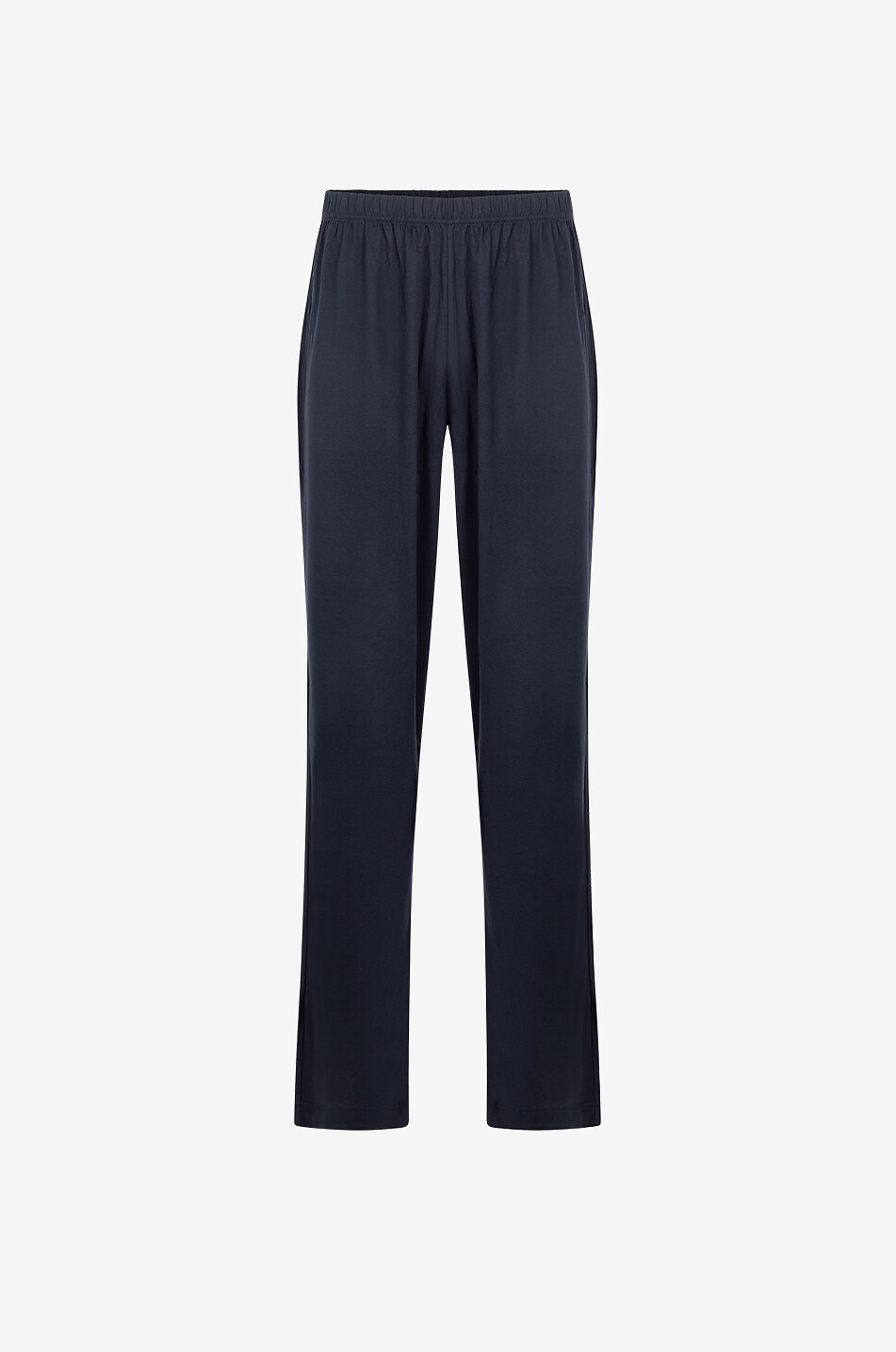 Langer gestreifter Pyjama aus Baumwolle und Seide Sea Island