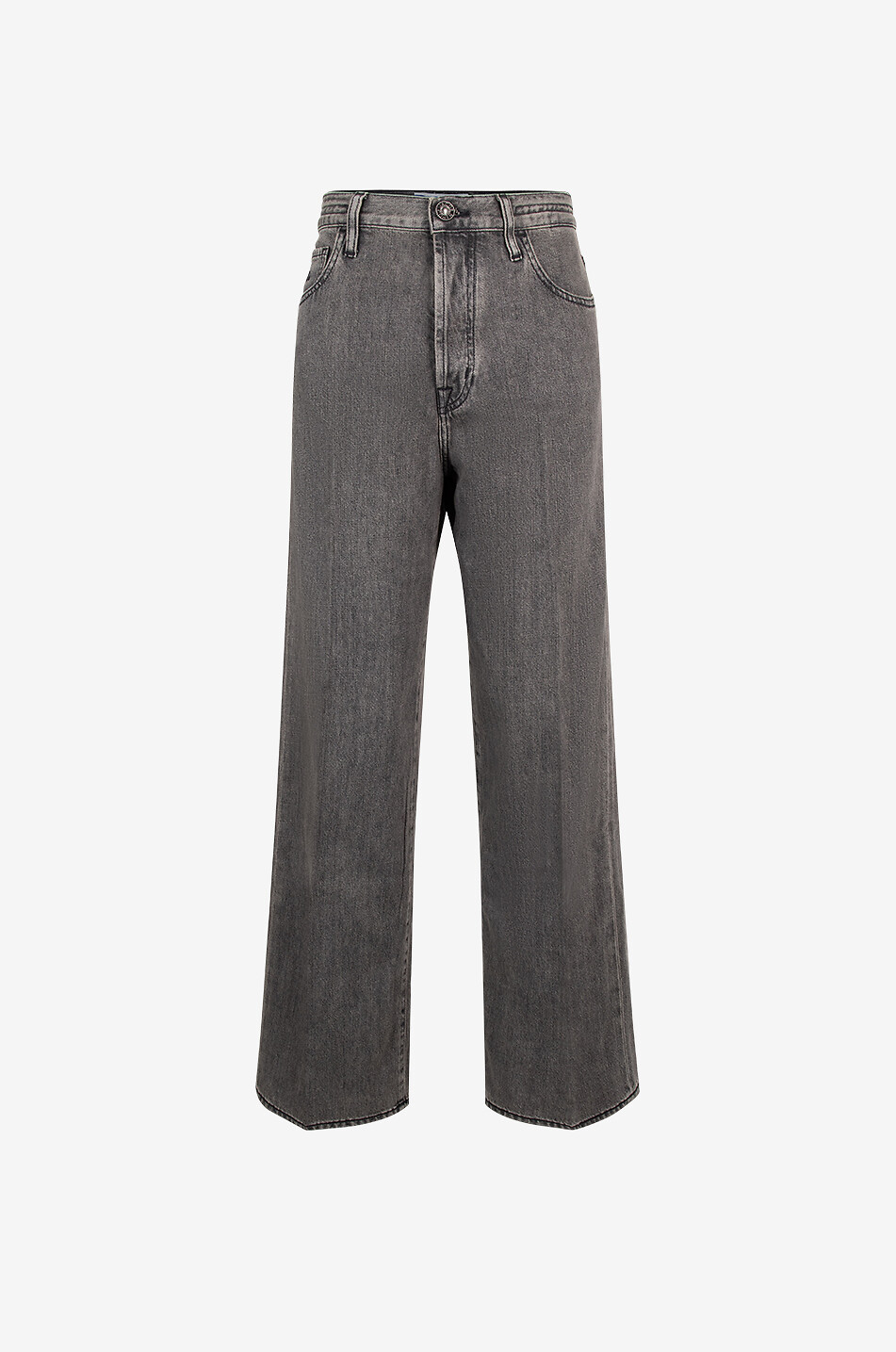 Jeans mit weitem Bein aus Lyocell und Baumwolle Grace