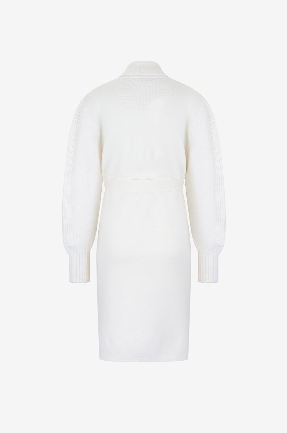Manteau long en laine vierge