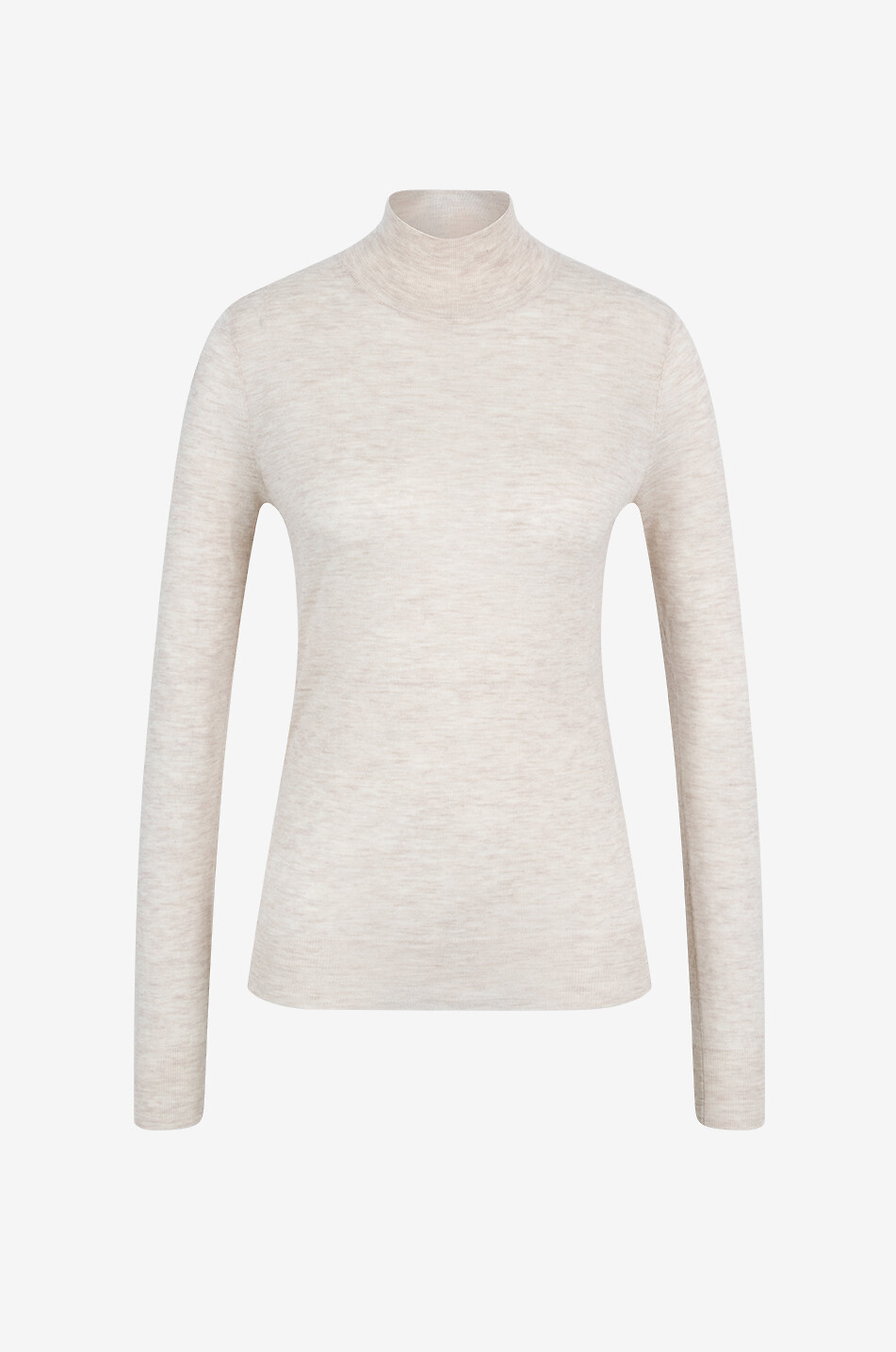 JOSEPH Pullover mit Stehkragen aus Kaschmir Damen Hellbeige 1