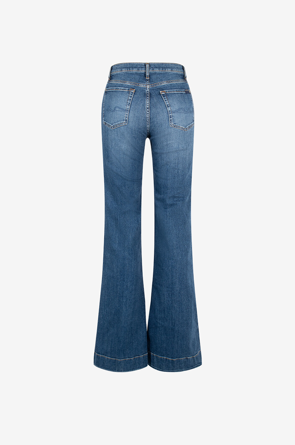 7 FOR ALL MANKIND Modern Dojo Slim Illusion cotton flared jeans Women BLUE 2
