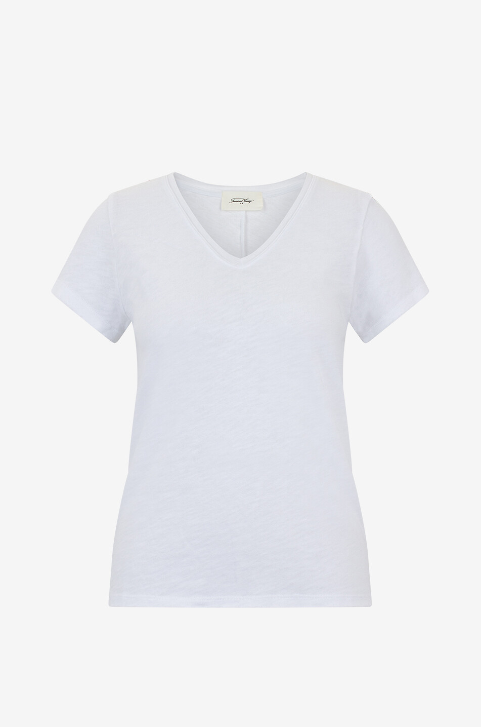 Sonoma cotton short-sleeved T-shirt AMERICAN VINTAGE WHITE