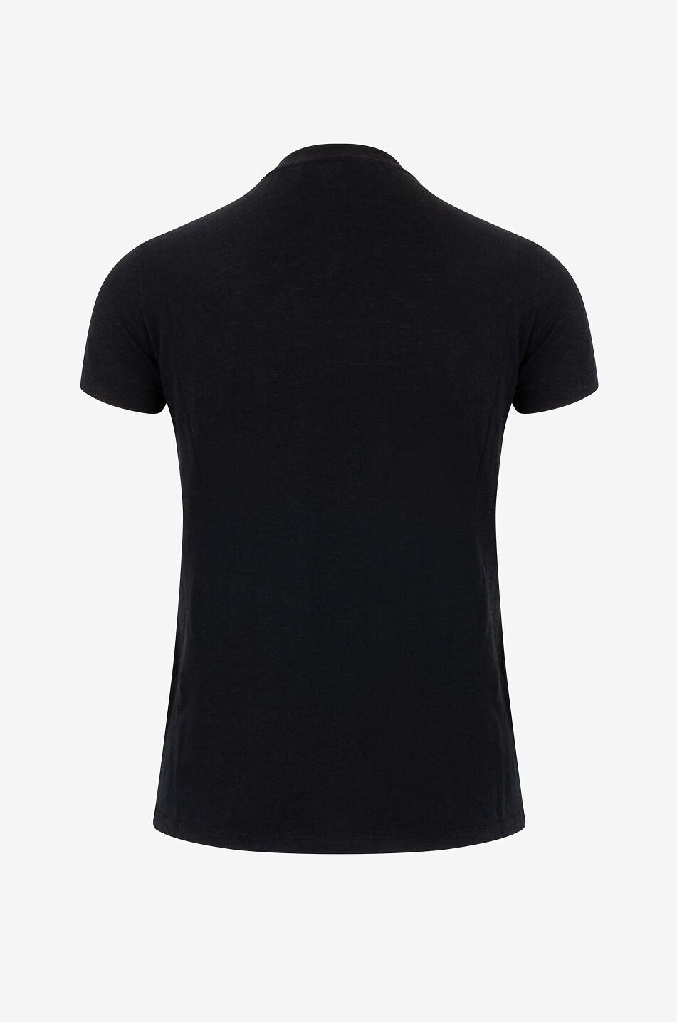 AMERICAN VINTAGE Jacksonville cotton and viscose short-sleeved T-shirt Women BLACK 2