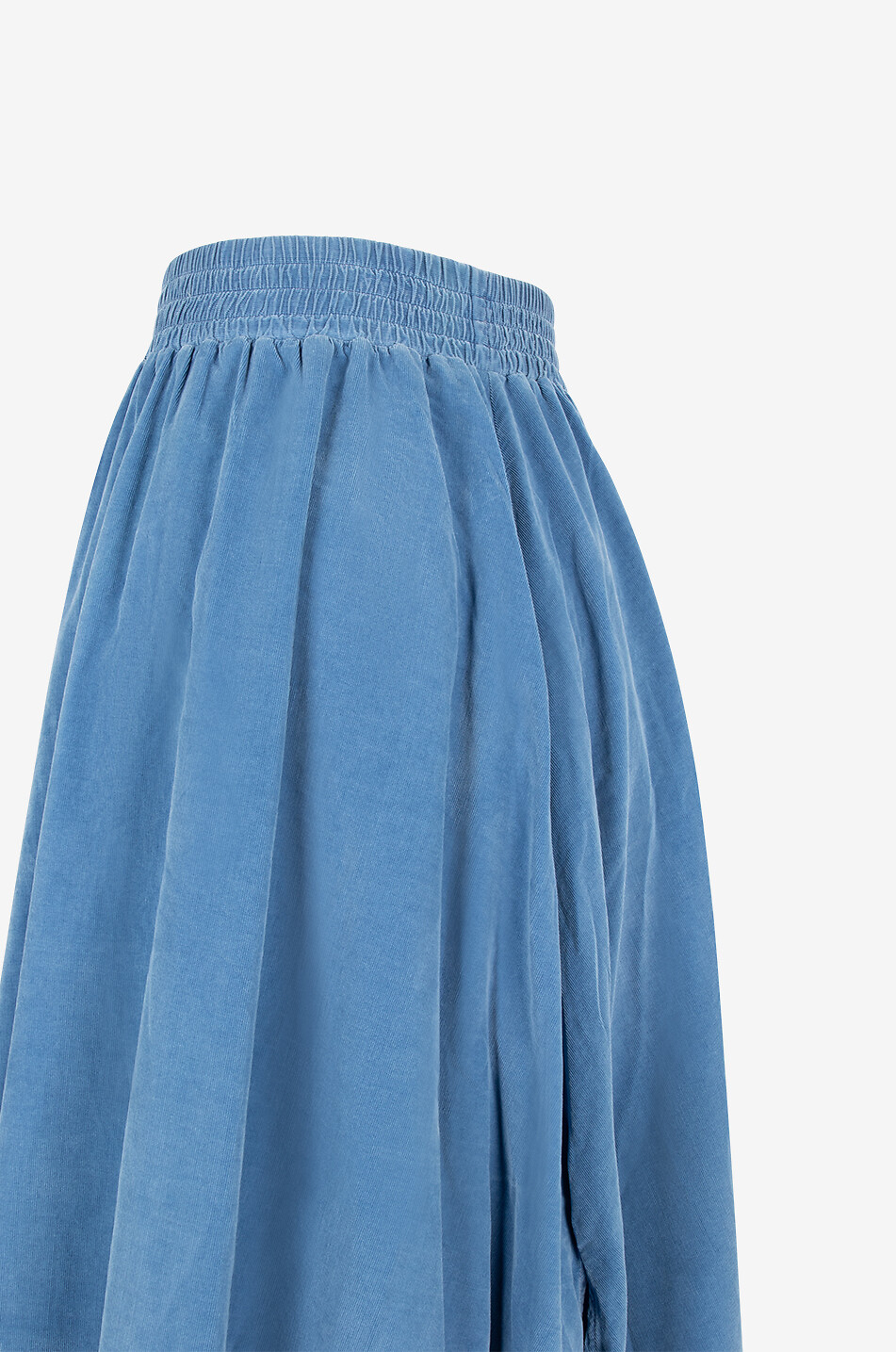 Jupe midi en coton