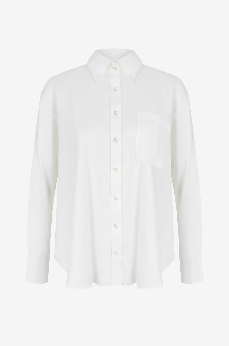 Chemise à manches longues en coton et lyocell Luisa