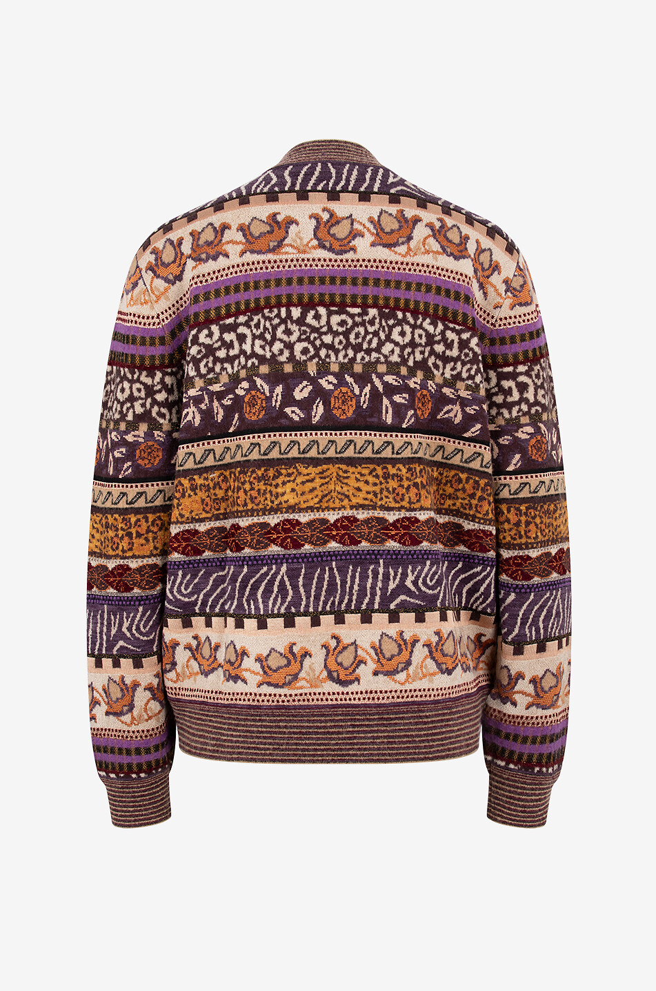 ULLA JOHNSON Pull à col rond en rayonne et laine Lara Femme MULTICOLORE 2