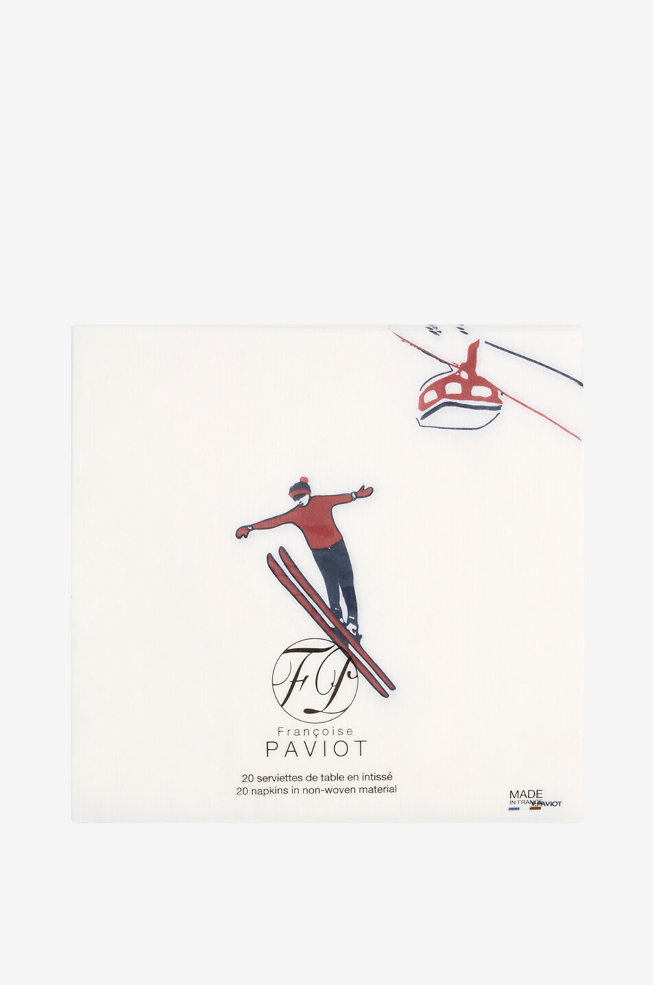 FRANCOISE PAVIOT Tischsets Tremplin Haus BUNT 1