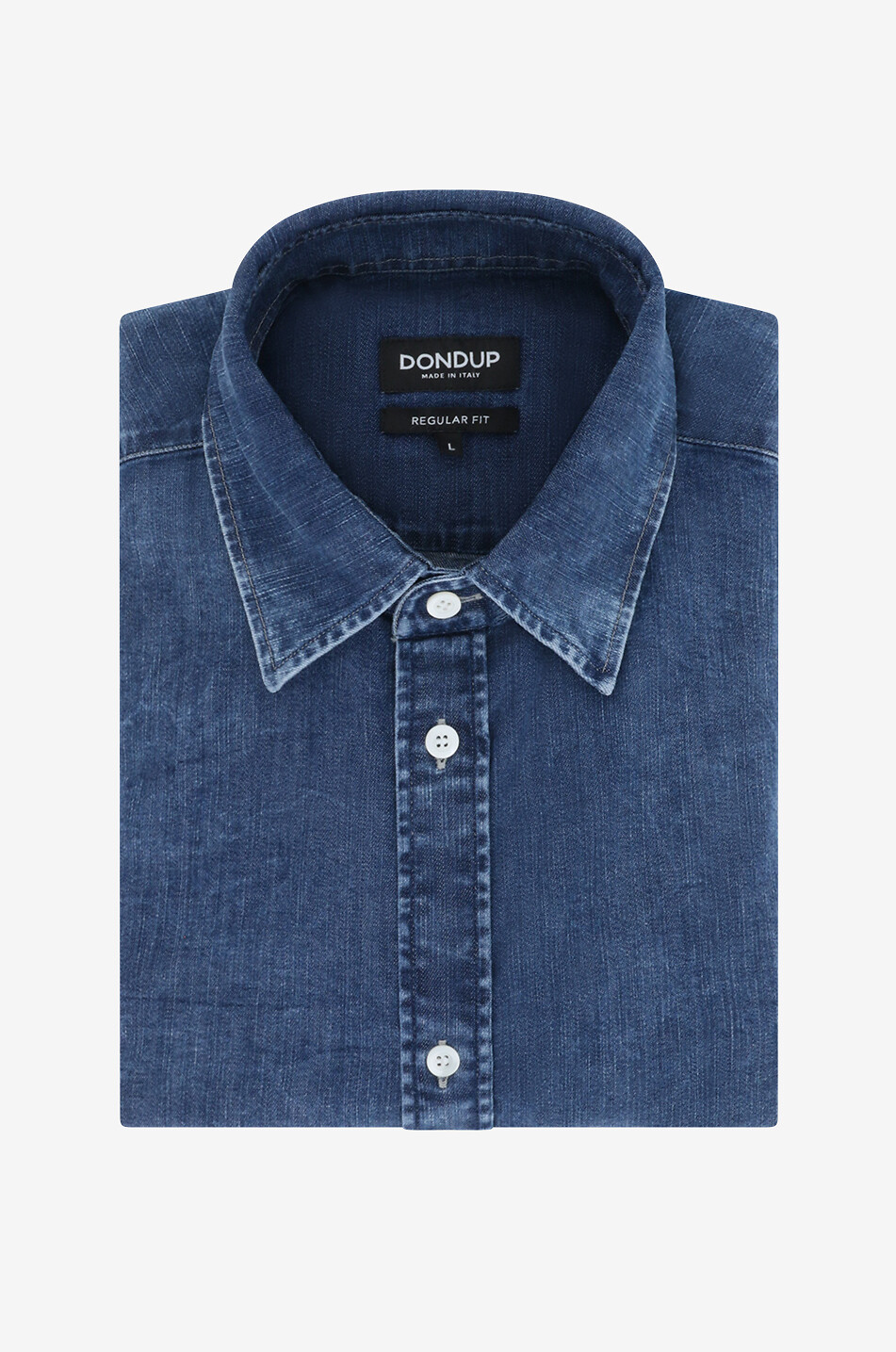 Cotton long-sleeved shirt