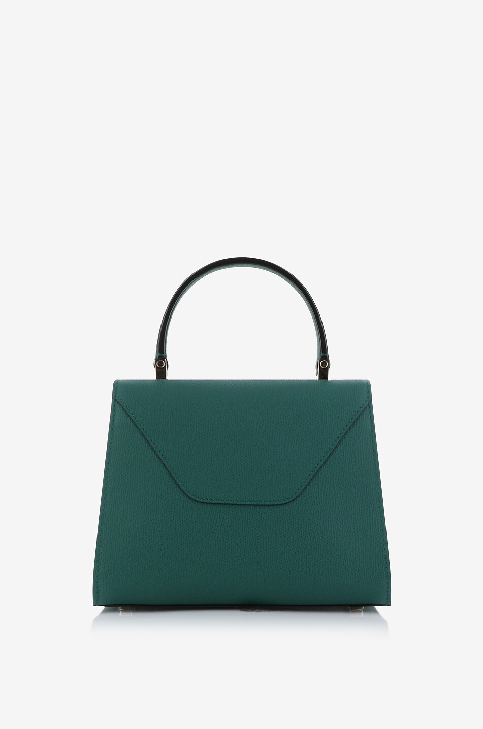 VALEXTRA Iside Mini grained handbag Women GREEN 3