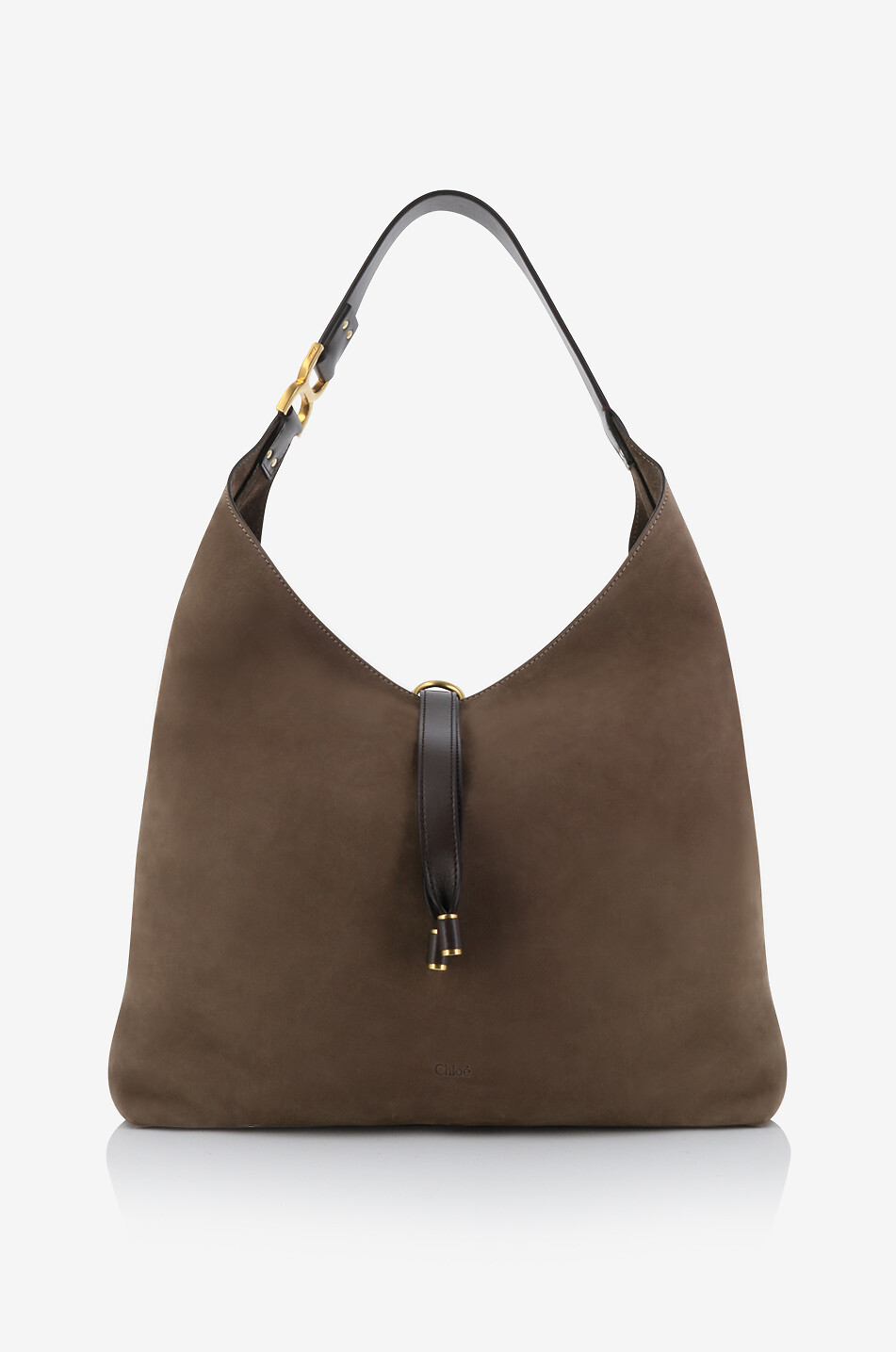 Marcie nubuck leather hobo bag