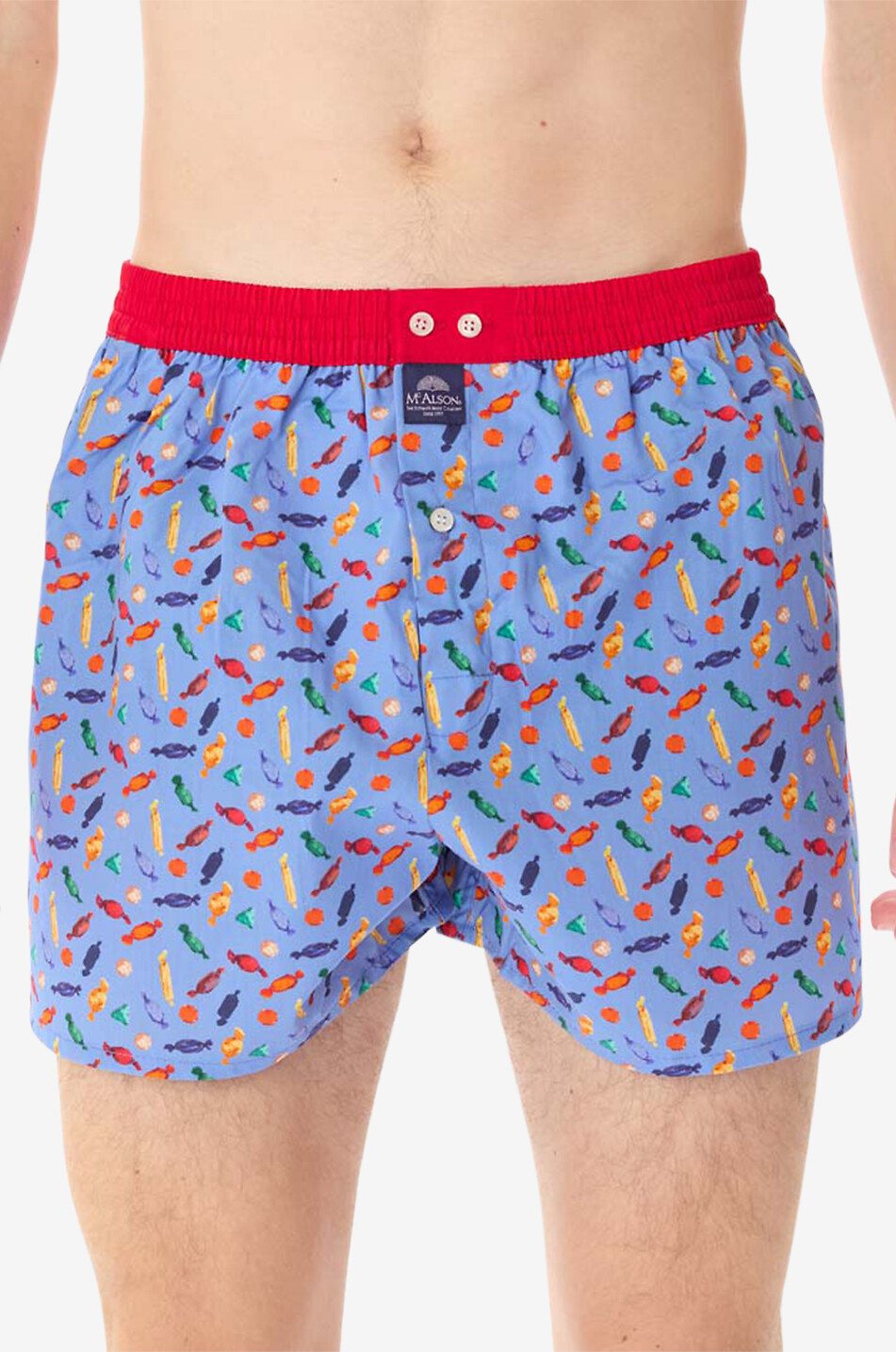 MC ALSON Caleçon en coton Bonbon Homme BLEU CLAIR 3