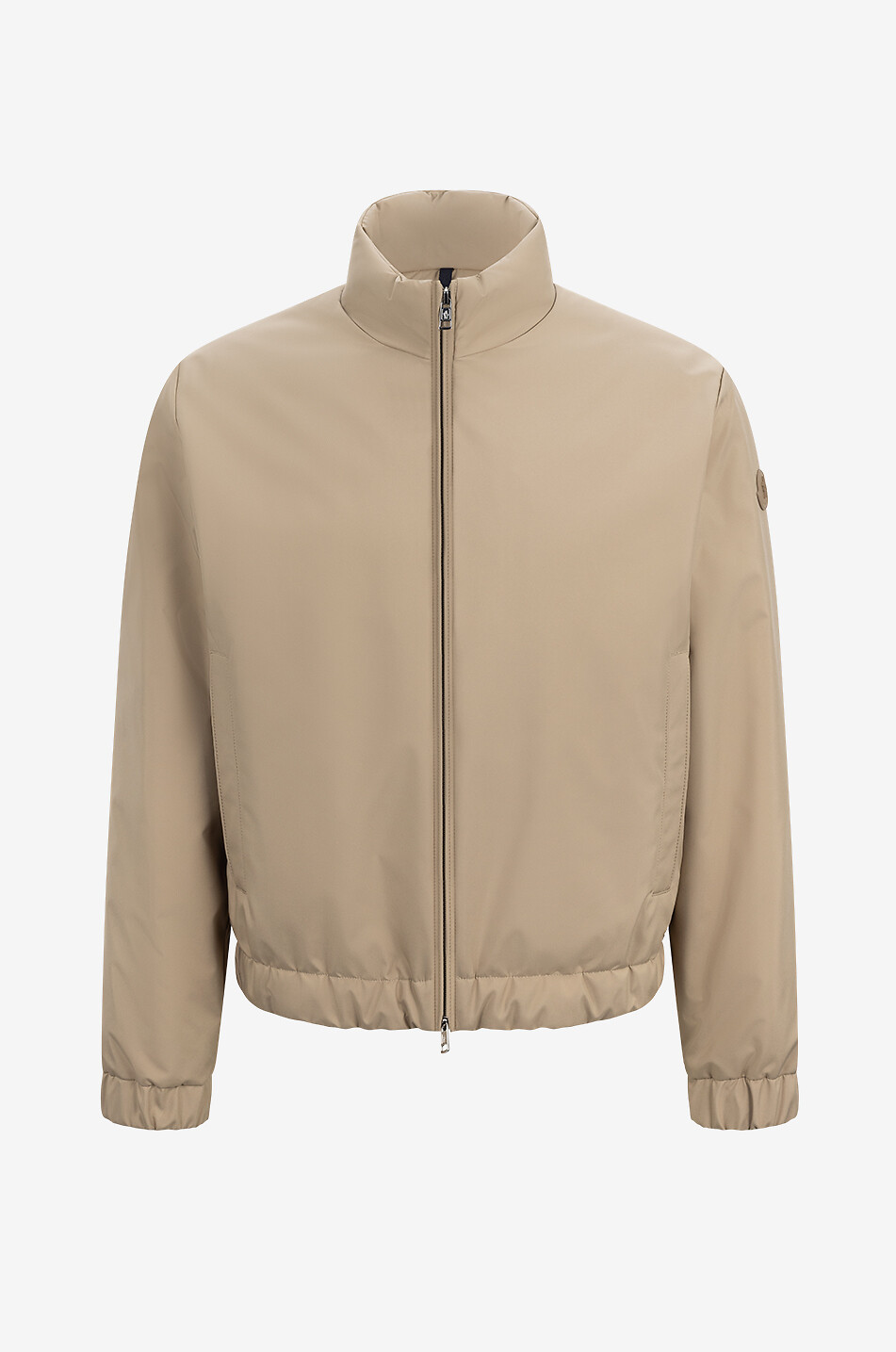 Light tan bomber jacket best sale