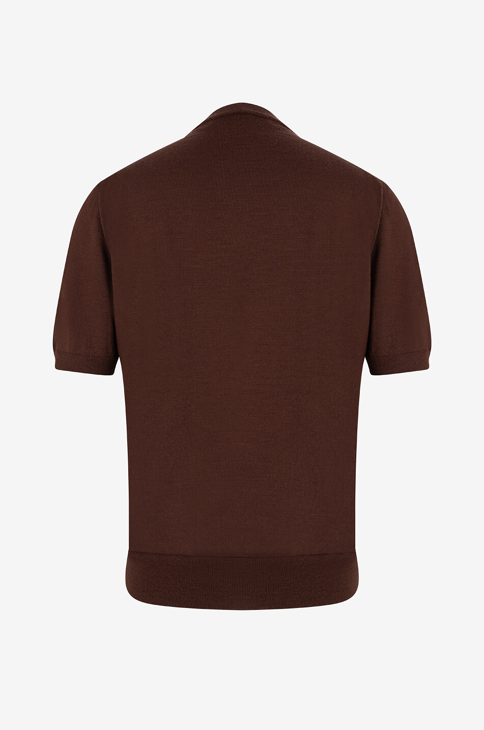 Kurzärmeliger Pullover aus Schurwolle