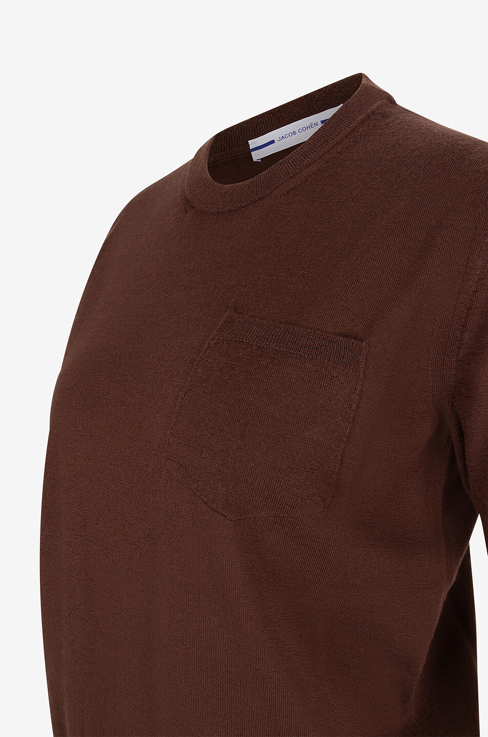 Kurzärmeliger Pullover aus Schurwolle