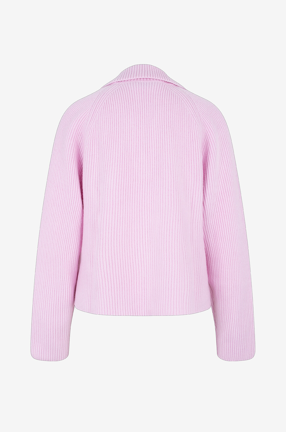 Polo col en V en laine et cachemire recyclé Lopez