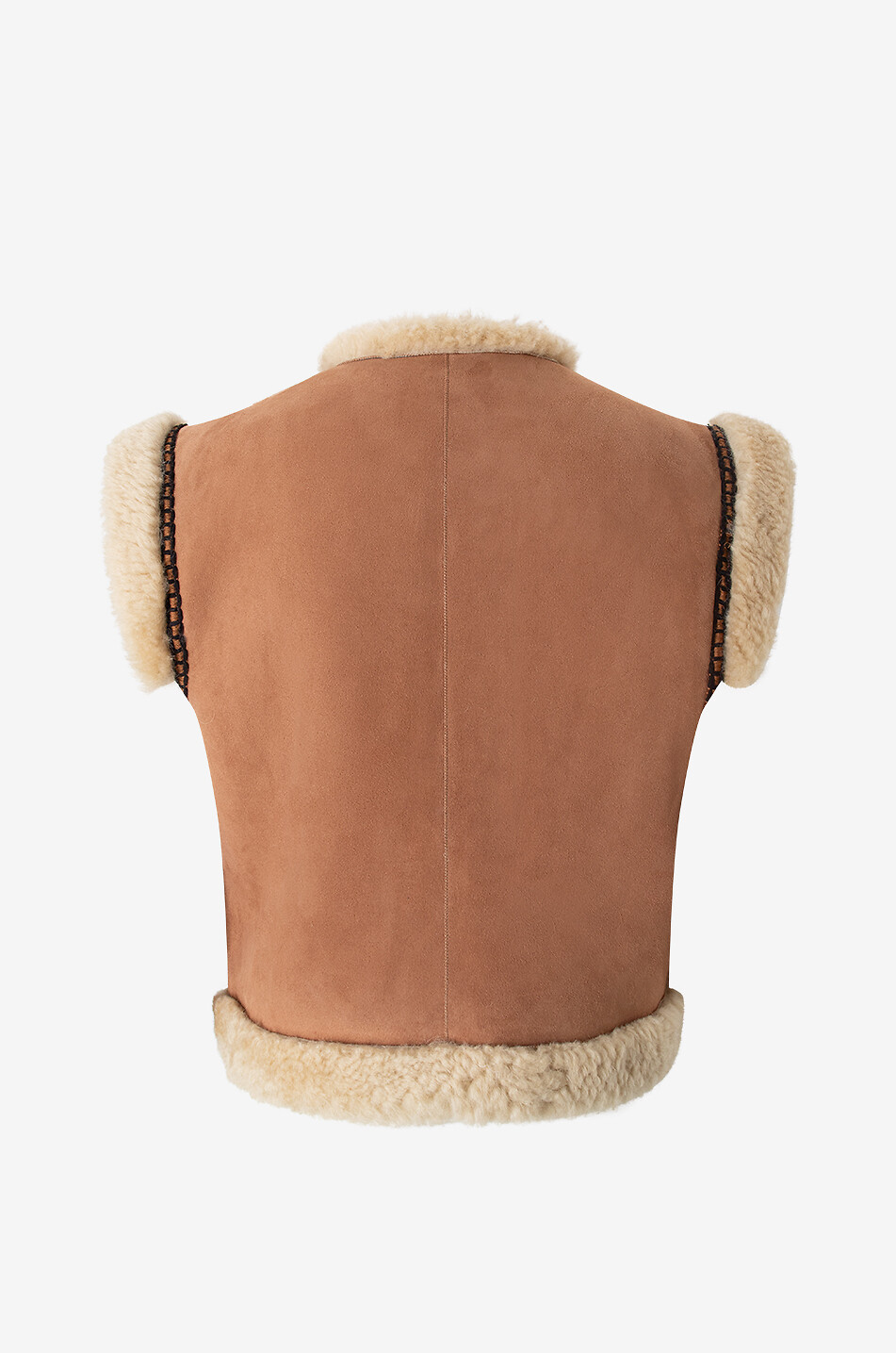 Shearling-Weste Demis