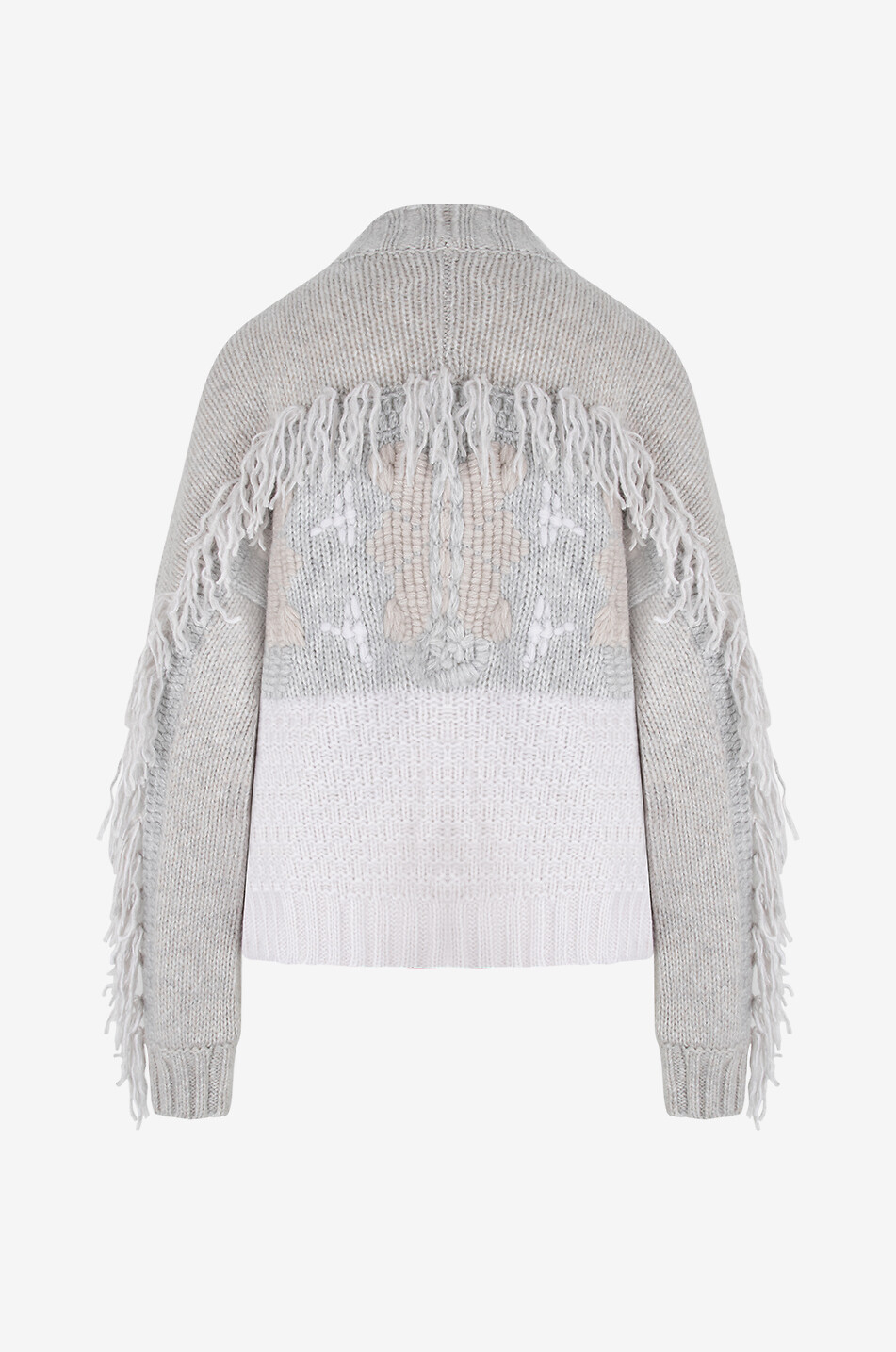 Cardigan en cachemire et coton