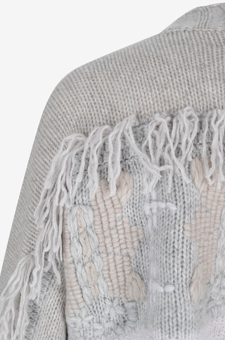 Cardigan en cachemire et coton