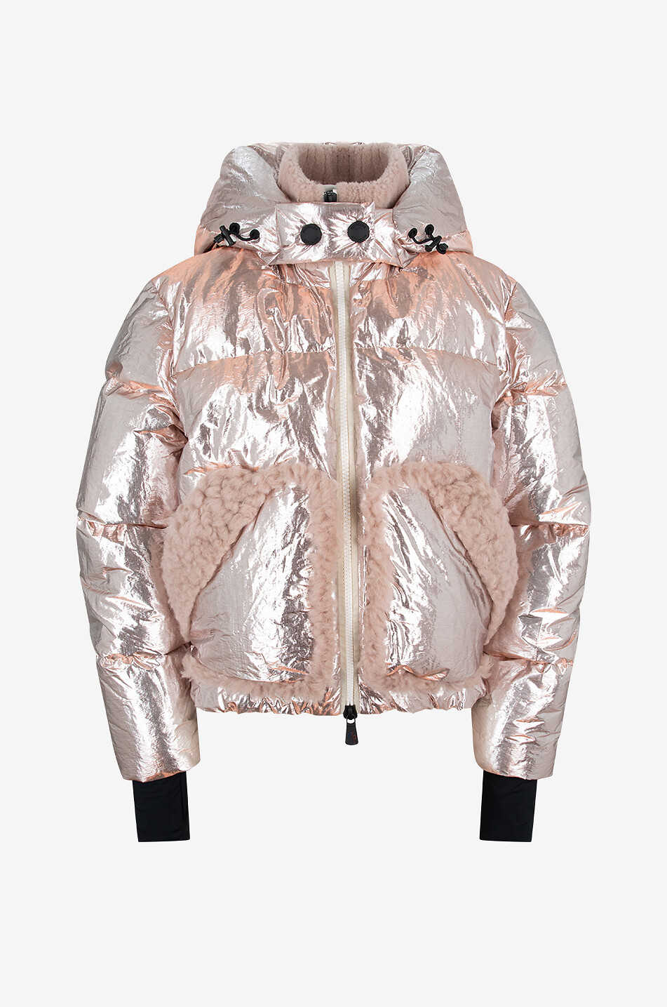 Grevelin short metallic down jacket