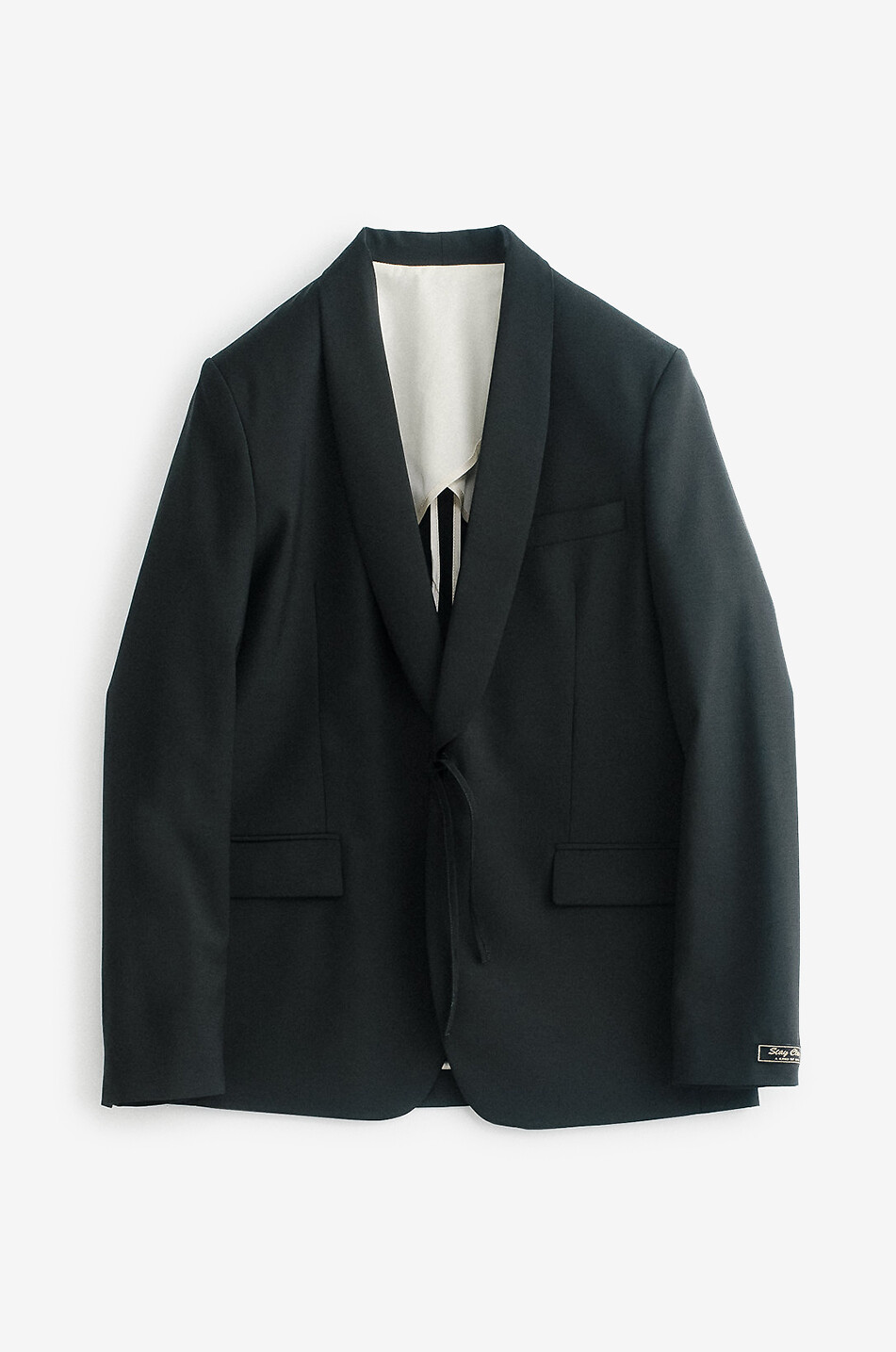 Shinji single-breasted virgin wool blazer